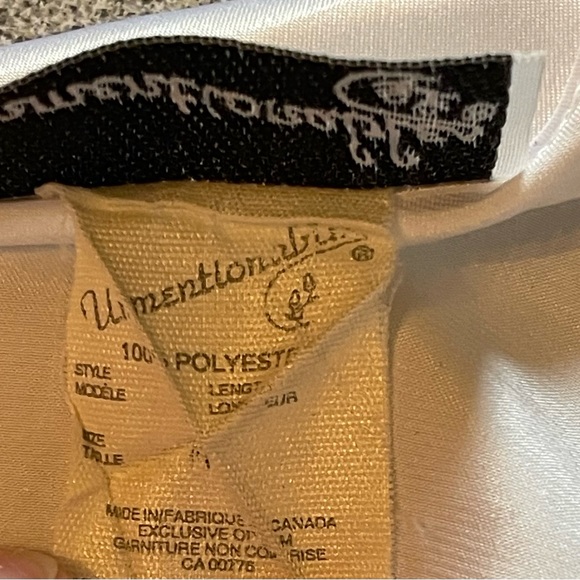 Vintage Unmentionables White Negligee Gown Size 10 - Picture 11 of 16